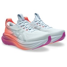 ASICS Women's Gel-Nimbus 28 Sunny Sizzle Running Shoes, Sky/Digital Sakura
