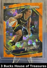 2025 Panini Prizm WNBA Jj Quinerly #95 Orange Ice RC Dallas Wings