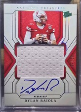 2025 National Treasures Dylan Raiola Rated Prospect Jersey Patch Auto /39