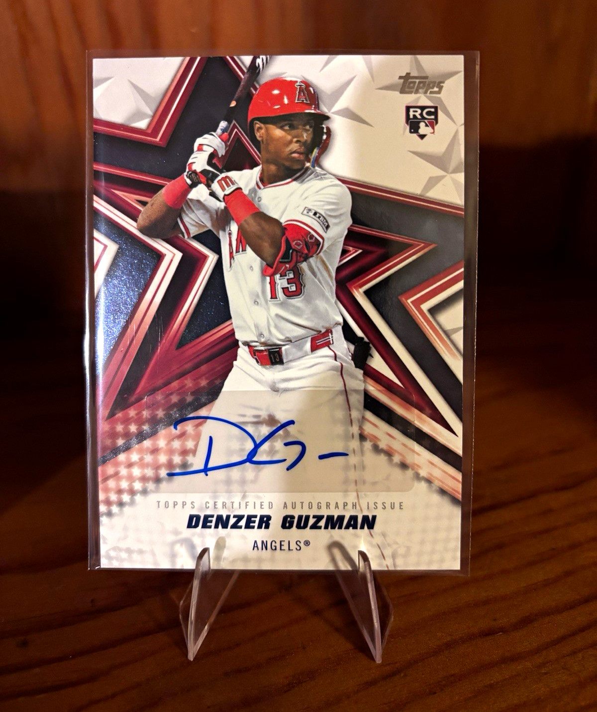 2026 Topps Series 2 Denzer Guzman Angels RC Baseball Stars Auto