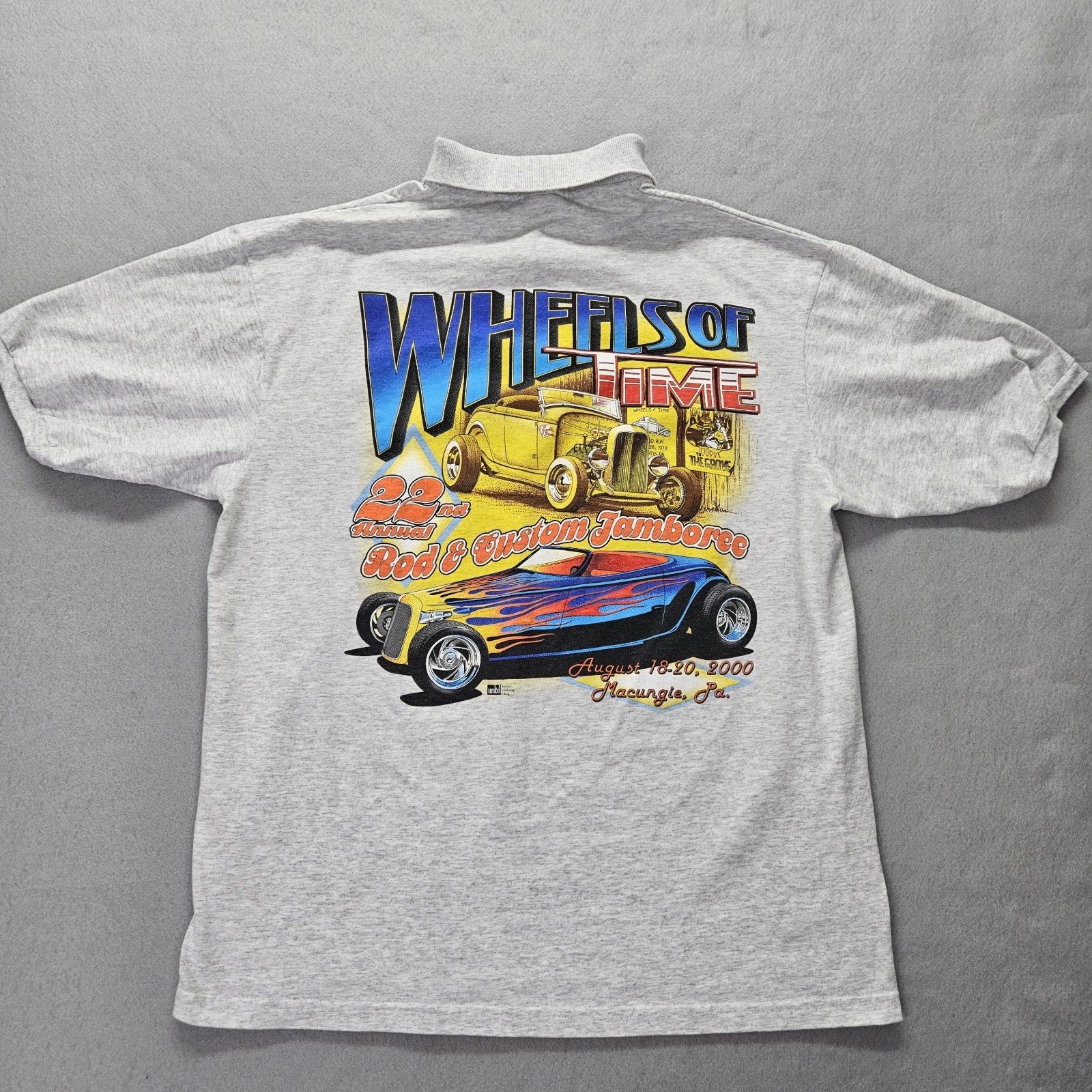 Wheels Of Time Collared Shirt Lot (2) 2000 Rod & … - image 14