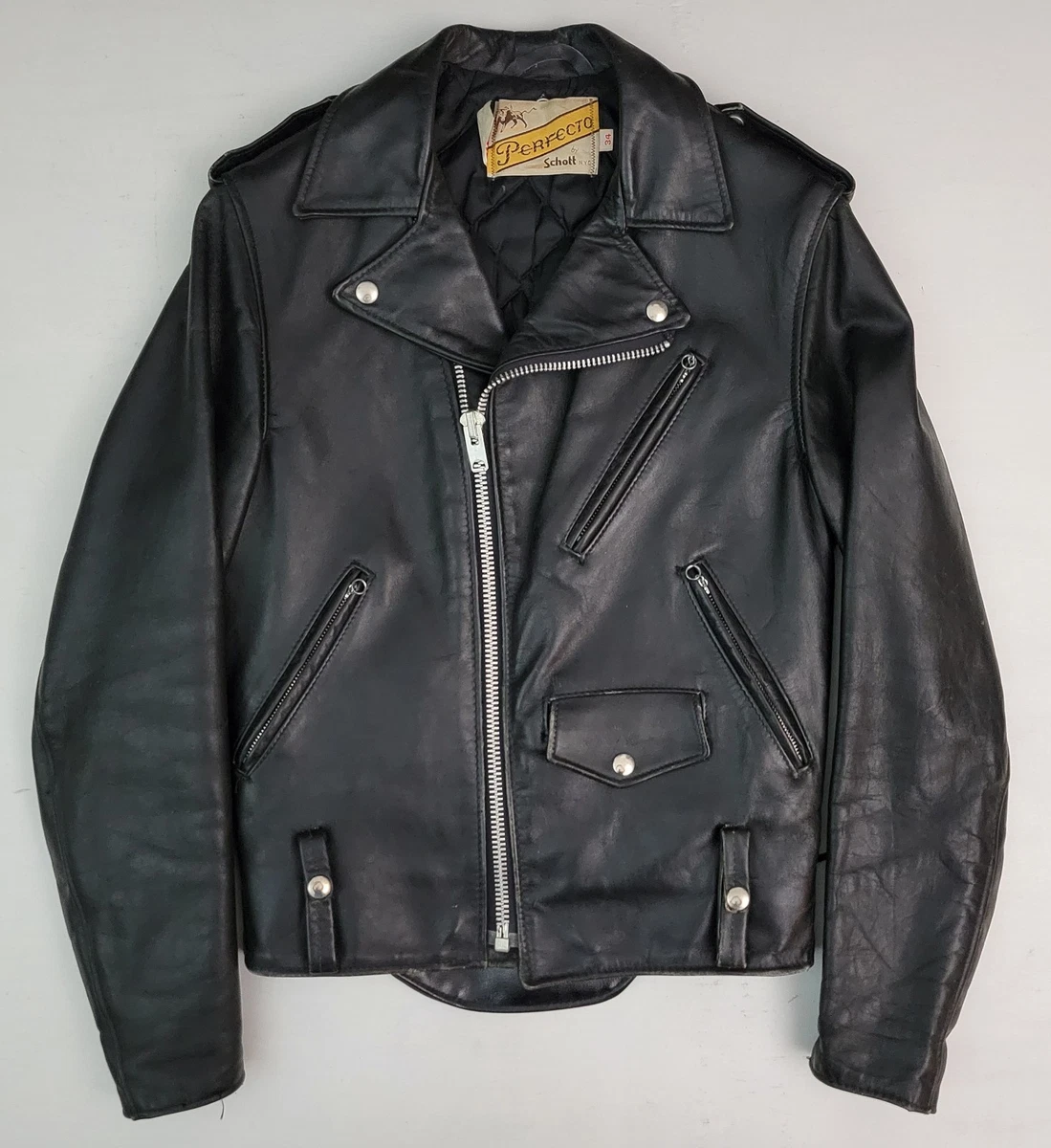 vintage schott motorcycle jacket products for sale | eBay