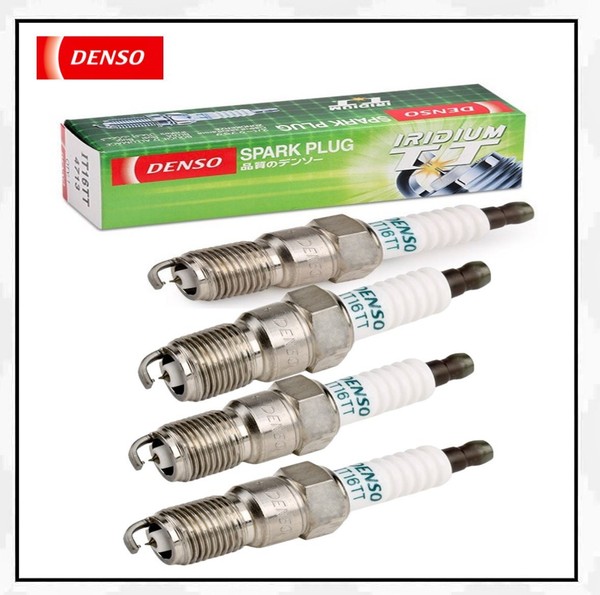 4X Denso Iridium Tough ZÜNdkerzen VKH22 Passend FüR 4-ZYLINDER Audi A3 Tt Ford-image