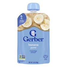 2nd Foods , Fruit Puree, Sitter, Banana, 3.5 oz 99 g