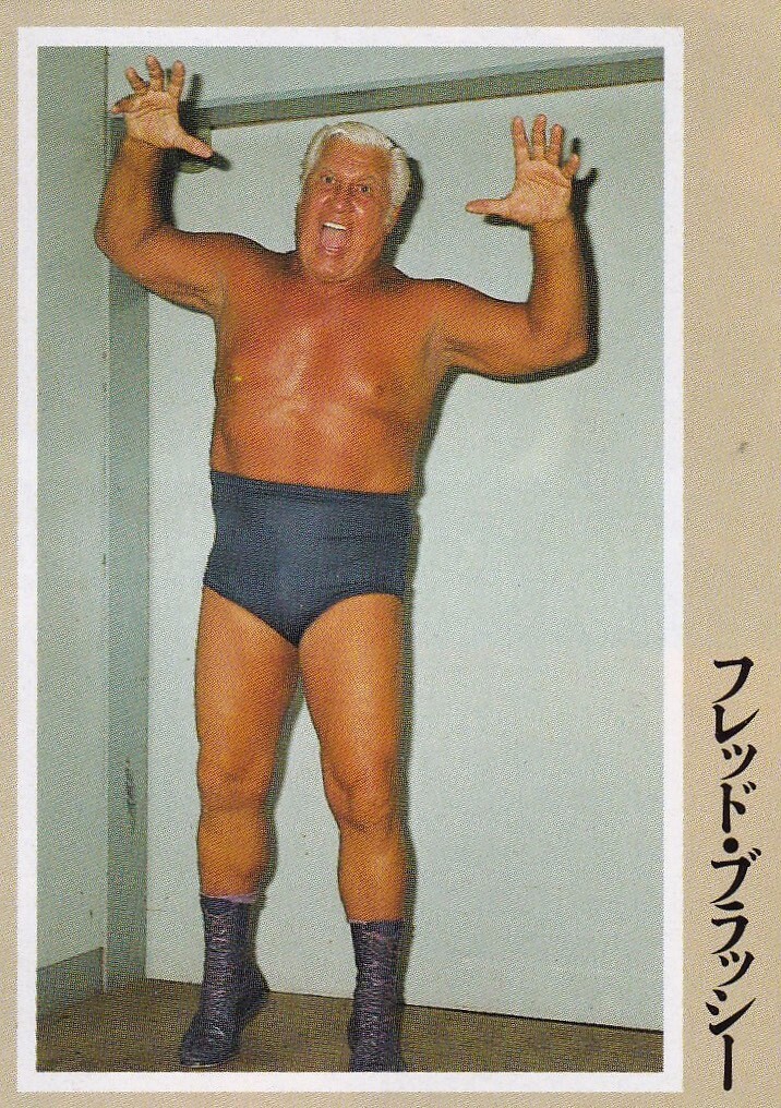 Freddie Blassie 1989 BBM Japan Pro Wrestling Trading Card WWF