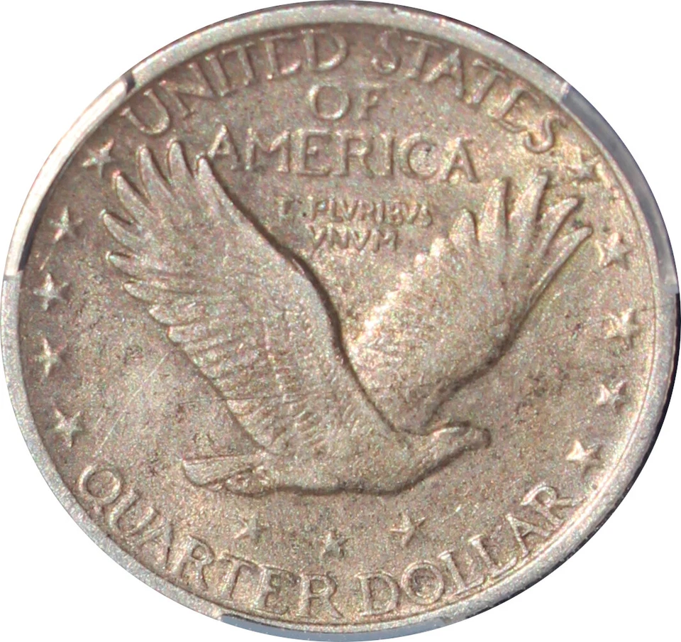 1921 XF45 Standing Liberty Quarter, PCGS 45405919 - Image 2 of 4