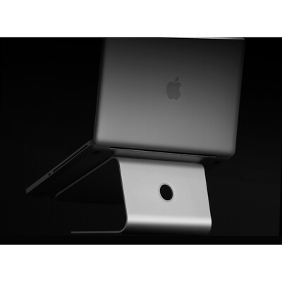 Rain Design MStand360 – Supporto Girevole Per Laptop In Alluminio, Colore Midnight, Ergonomico