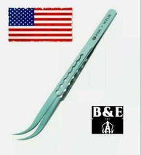 Precision Tweezers Heatdispersing 2UUL x WYLIE Ti12 Bent Tip BGA PCB Jewelry 