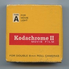 1974 Unopened Kodak Kodachrome II 8mm film roll Movie Film Type A