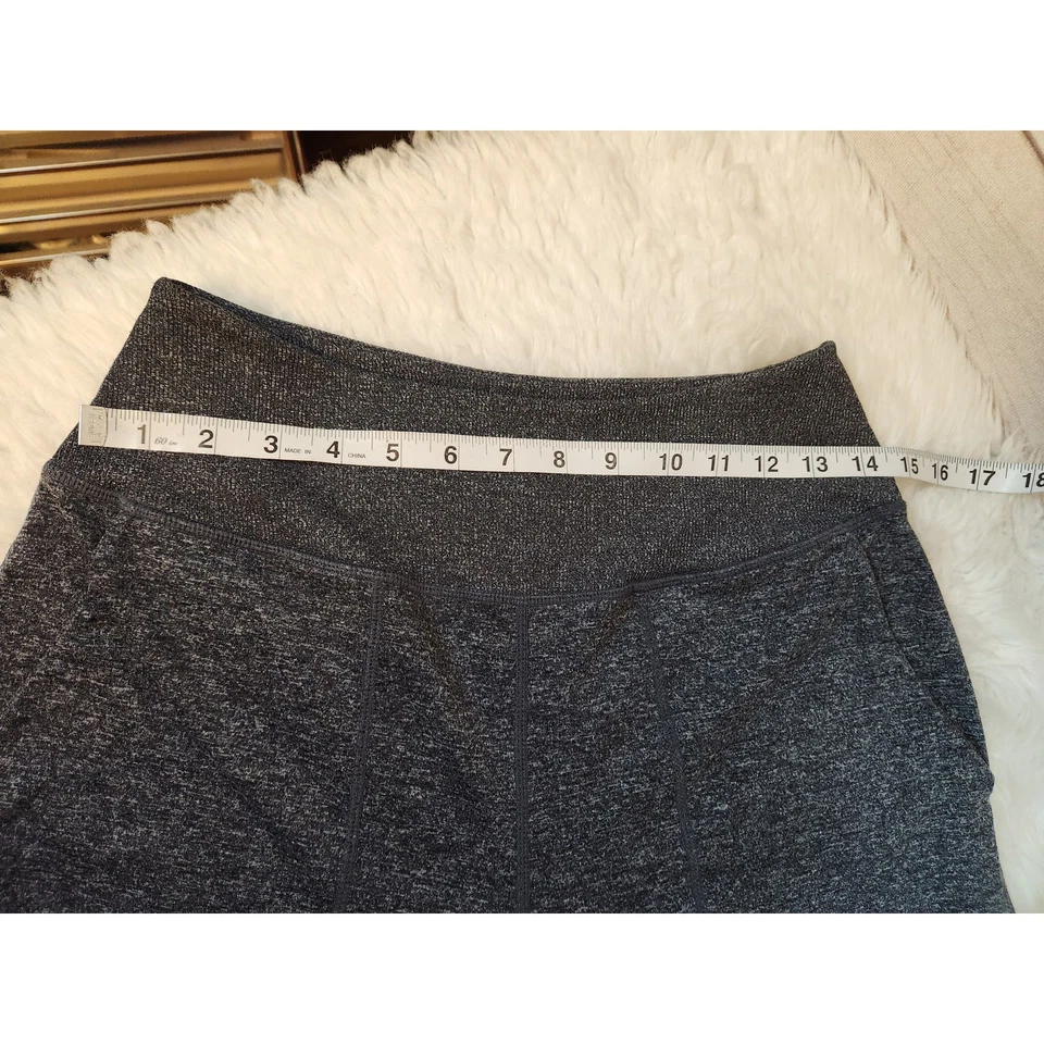 Leggings para mujer Kinesis grises lisos elásticos tiro alto rectos cintura alta talla S Foto 4 de 4