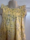 Tahari Girls Size 4 Yellow Embroidered Floral Sleeveless Dress — photo 3