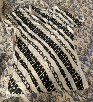 Tripp NYC Holy Tee Black White Shirt Small