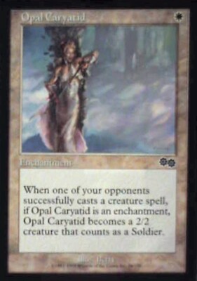 Opal Caryatid - Urza's Saga: #24, Magic: The Gathering Lp R234
