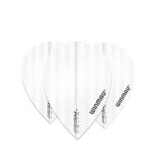 Winmau Prism Delta Pear Dart Flight - White / Grey