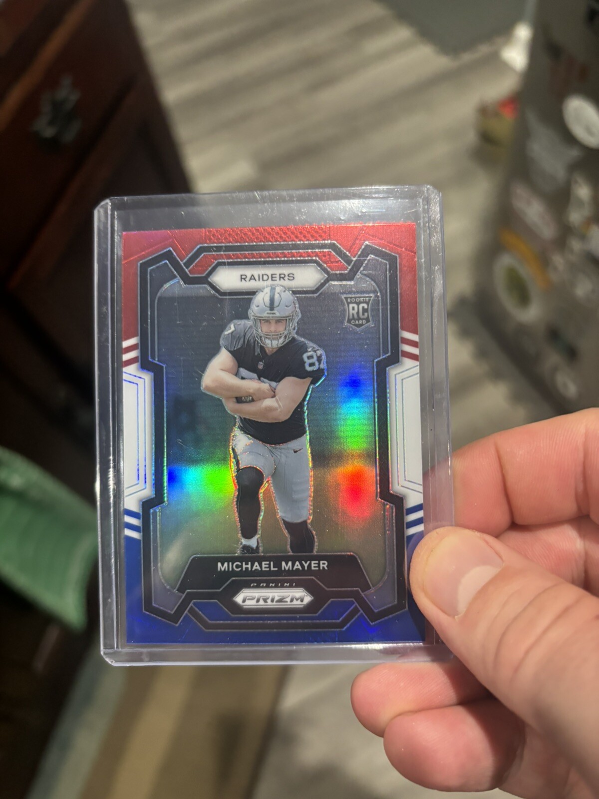 2023 Panini Prizm MICHAEL MAYER RC Red White Blue #361 Raiders