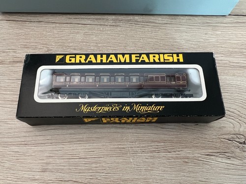 Graham Farish 0636 Spur N Personenwagen 57ft Brake End Coach Mainline LMS | Zustand: Gebraucht
