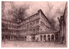 Palazzo Apostolico e Cortile di S. Damaso Vatican City Italy Postcard