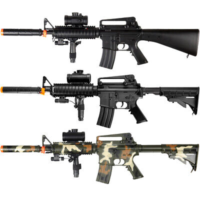 Light & Laser DOUBLE EAGLE M83 Low Power AEG Airsoft Rifle w/ Red Dot Sight
