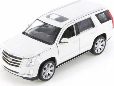 2017 Cadillac Escalade w/ Sunroof White Nex 1:27 Scale Diecast Model by Welly