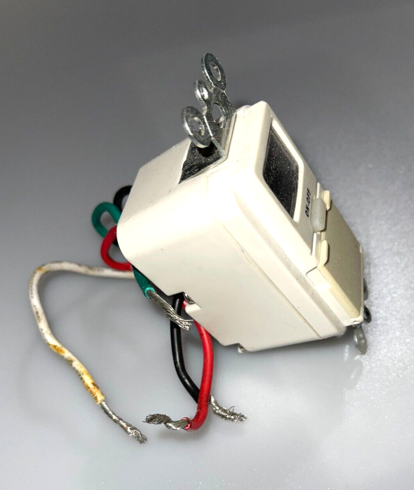 ECO Plugs TM-029-1 timer 7 Day Programmable In-Wall Timer Switch for ...