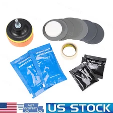Pro Car Headlight Lens Restoration Repair Kit Polish Cleaner Cleaning Tool