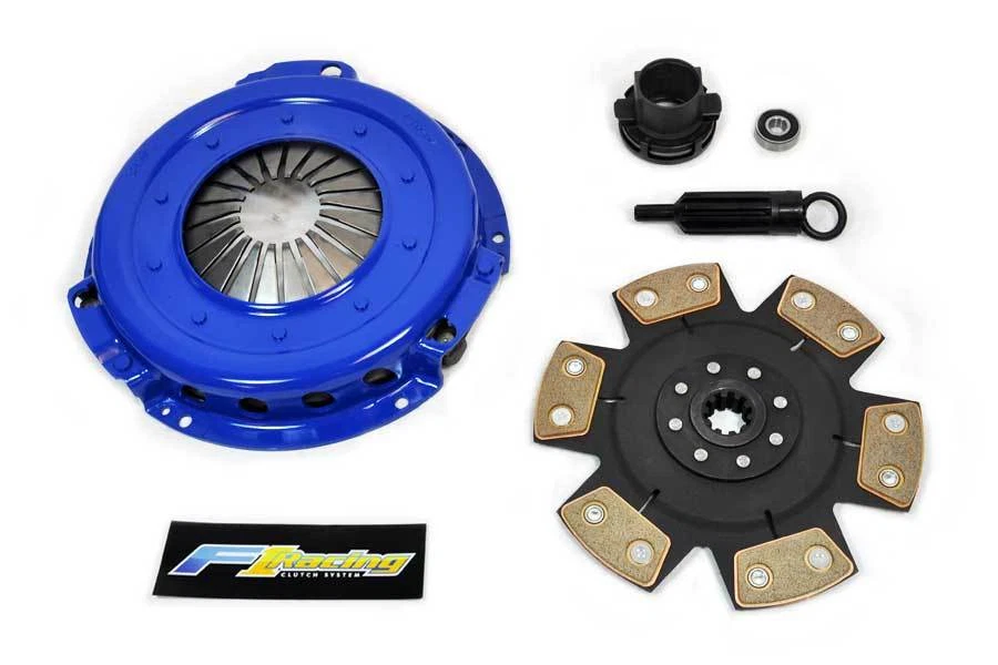 FX Racing Clutch Kit F04013R4 &ndash; Diaphragm Interchange Part Number: KF776-01 KF777-01 KBM07 03-036 Surface Finish: 6 PUCK RIGID COPPER CERAMIC MIBA Manufacturer Part Number: F04013R4 Part Brand: FX Racing Brand: FX Racing Clutch Material: Segmented Ceramic Warranty: 1 Year Type: Clutch Kit &ndash; Fits 1987-88 BMW M6 3.5L E24 S38 87-93 M5 E28 E34 3.5L 3.6L