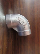 90 Degree Elbow  #304 Stainless Steel 3/8" NPT Smith Cooper  #S3014E  NEW