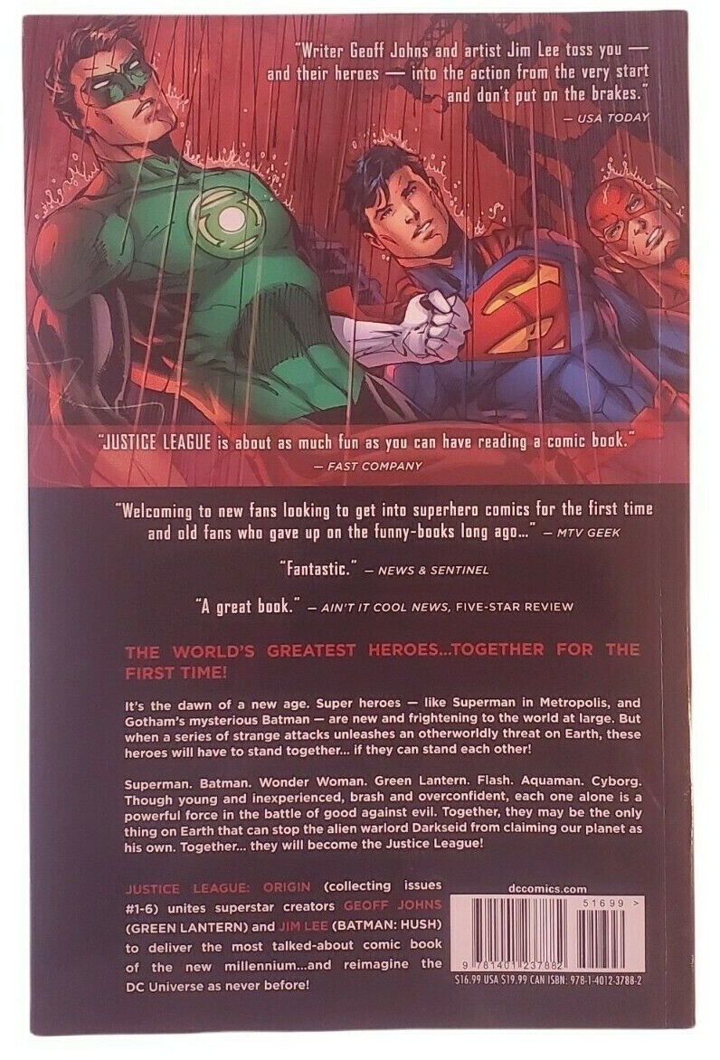 The New 52! Justice League Volume 1 Origin Graphic Novel DC Comics 2013