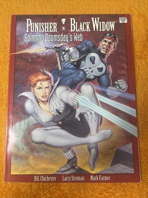 Marvel PUNISHER BLACK WIDOW SPINNING DOOMSDAY'S WEB (1992) Larry Stroman E Norem