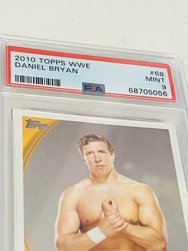 Bryan Danielson Auto RC Daniel Bryan Autograph ROOKIE 2010 Topps PSA 9 POP 5 sp - Picture 4 of 5