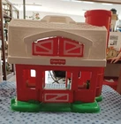 Vintage Fisher Price Red Barn With Silo Farm 1995 BARN ONLY NO FIGURES Reduced!!