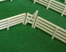 Railway OO/H0 Gauge Line Side Fencing Model Scenery Fence Gates x 6