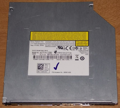 Sony SATA SLIM DVD-Brenner AD-7717H 8x DVD+/-RW DVD-RAM Brenner SuperMulti DELL