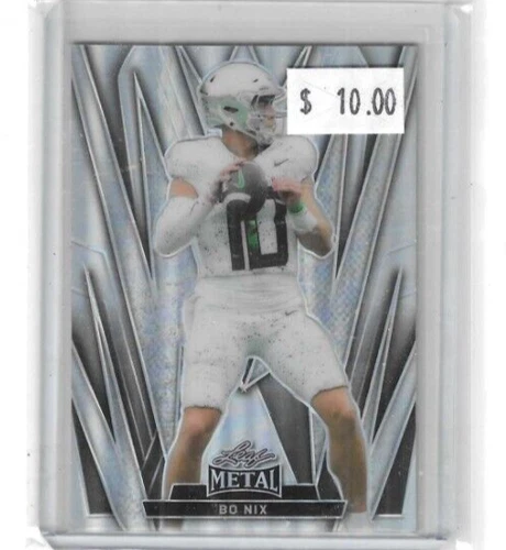 2024 Leaf Metal Bo Nix #11