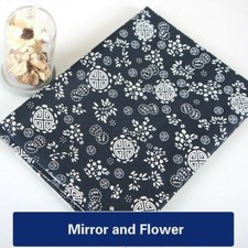 Traditional Blue Printing Cotton Fabric Reactive Dye Printinging Cloths By Metre