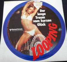 Adesivo pubblicitario Looping Il lungo sogno della felicità corta Walter Bockmayer 1981