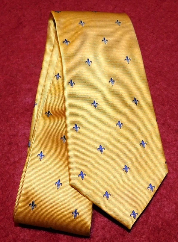 MEN'S CHARLES TYRWHITT YELLOW/BLUE FLOWER MOTIF TIE - TIES - DESIGNER TIES. - Image 2 of 3