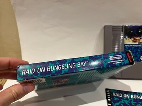 Raid On Bungeling Bay (Nintendo NES) Complete in Box CIB Hangtab Read!