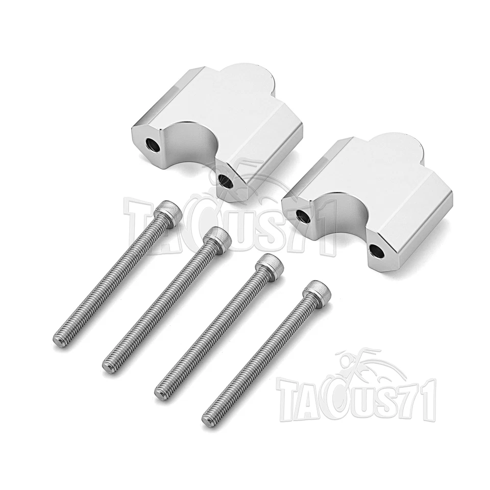 Elevador de manillar de aluminio de 2" para Suzuki Boulevard M109R Boss Intruder 2006-UP Foto 3 de 4