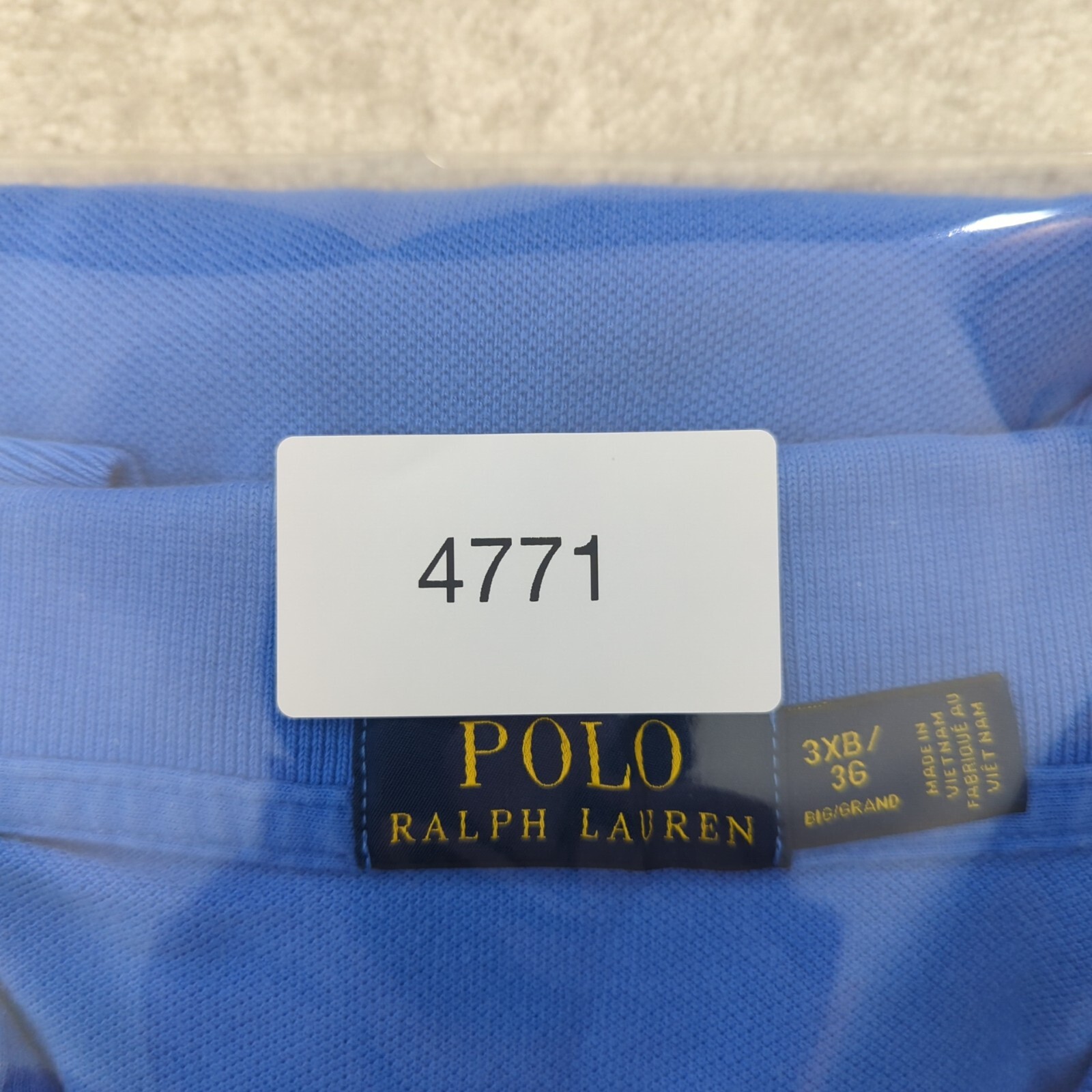 Polo Ralph Lauren Polo Shirt Mens 3XB Big Pony Logo Cotton Preppy Blue thumbnail 9