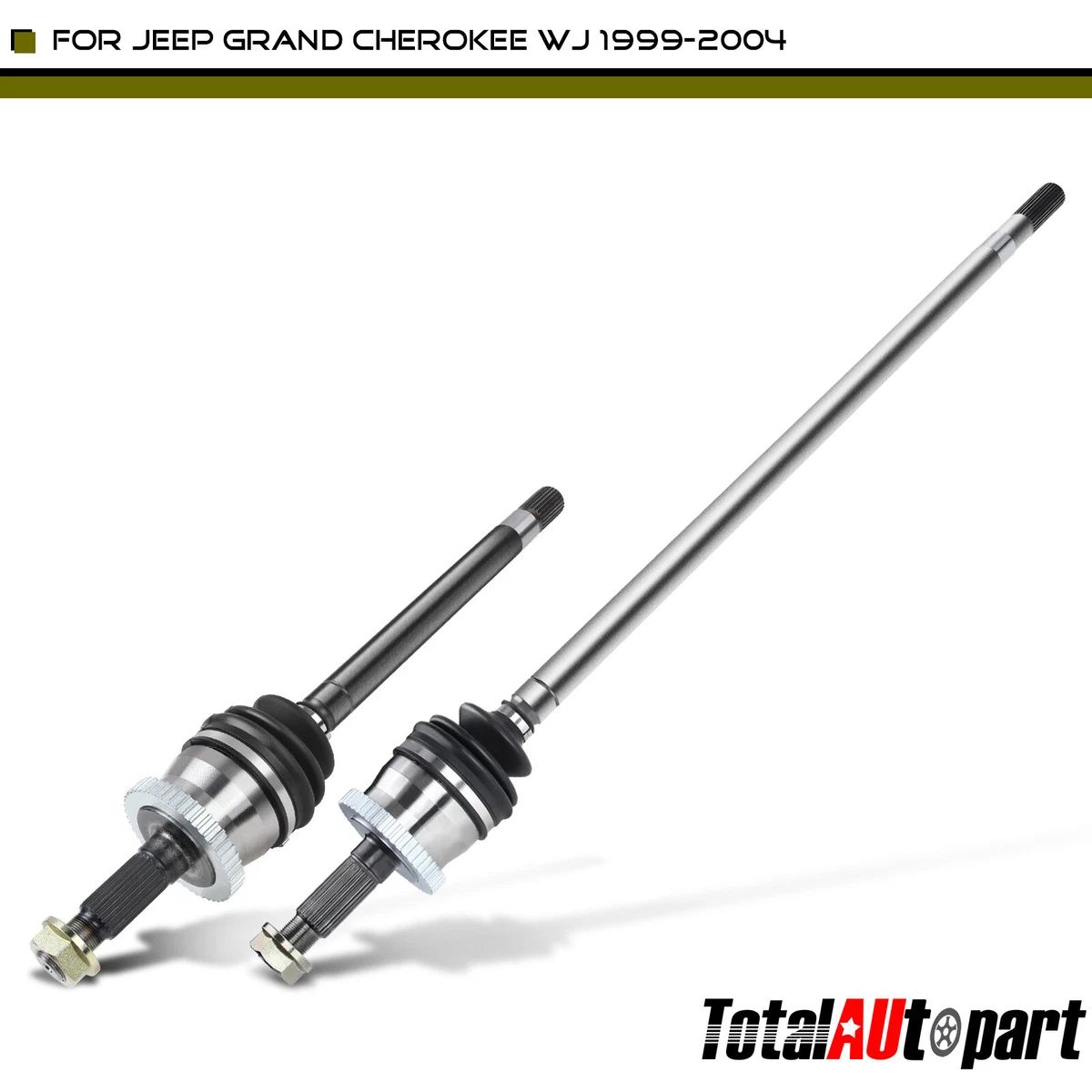 2x CV Axle Assembly for Jeep WJ Grand Cherokee 1999-2004 Quadra