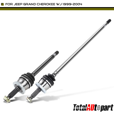 314-2シャフト WJ 2x CV Axle Assembly for Jeep WJ Grand Cherokee 1999-2004 Quadra
