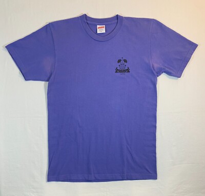 SUPREME T Shirt Men Medium Purple FLORAL TEE Double-Sided