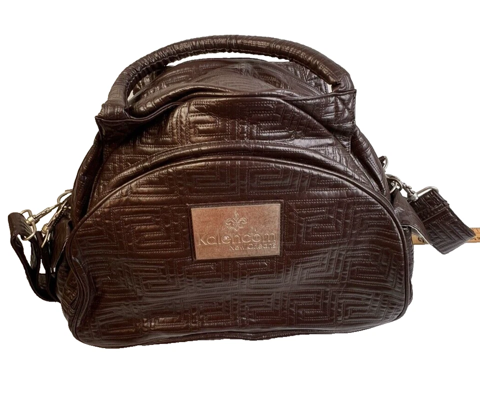 Bolsa de pañales de viaje Kalencom Nueva Orleans almohadilla cambiadora portabotellas negro regalo Foto 3 de 4