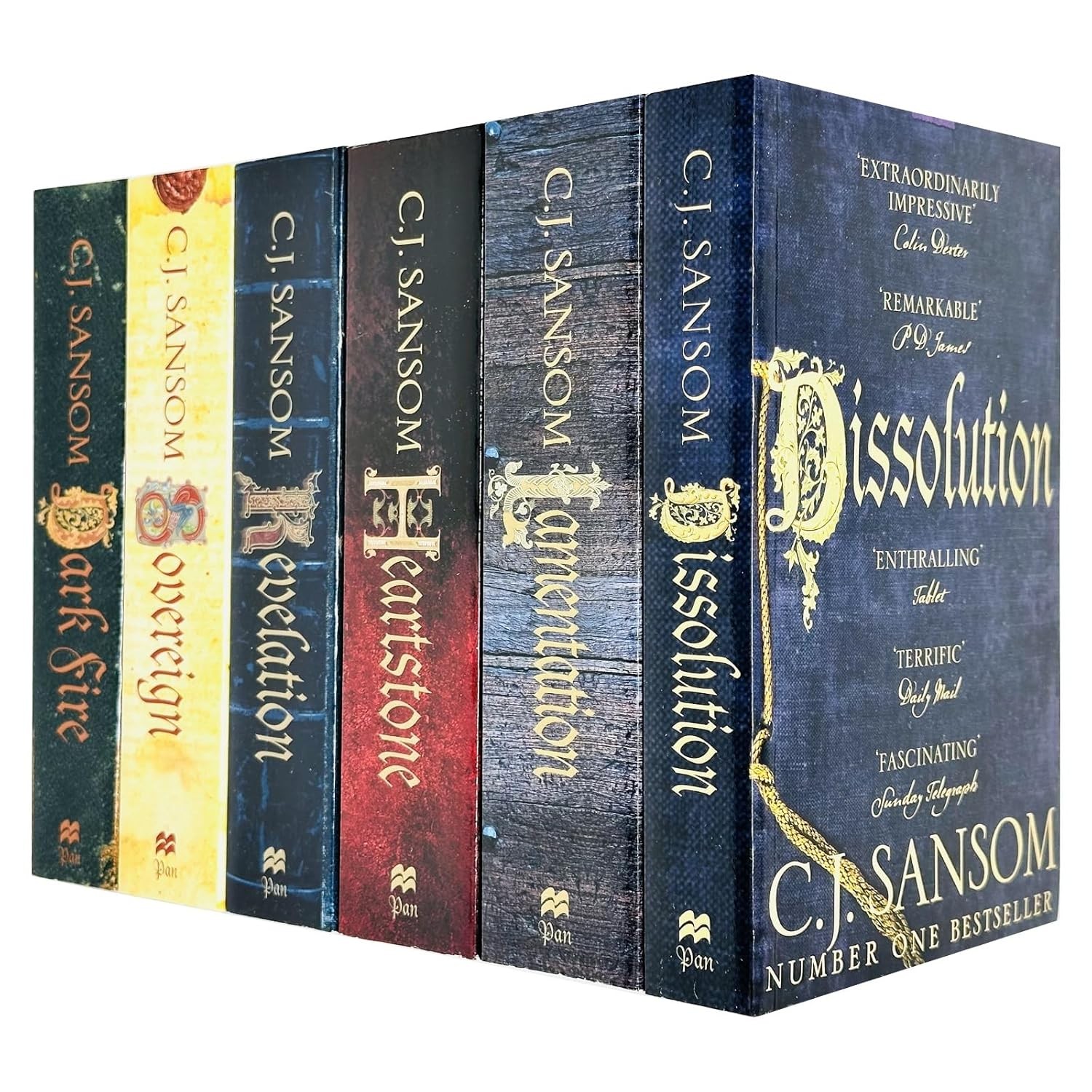 C.J. Sansom The Shardlake Series 5 Books Collection Set - Heartstone, Revelatio