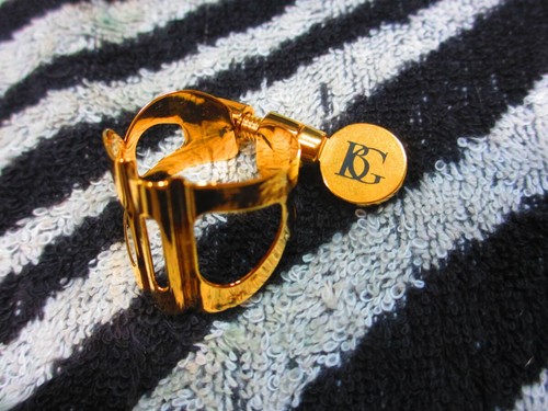 BG ligature for soprano saxophone Tradition L51 set in good condition (with