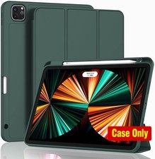 Case for iPad Pro 12.9 Inch 2022/2021 with Auto Sleep/Wake and Pencil Holder