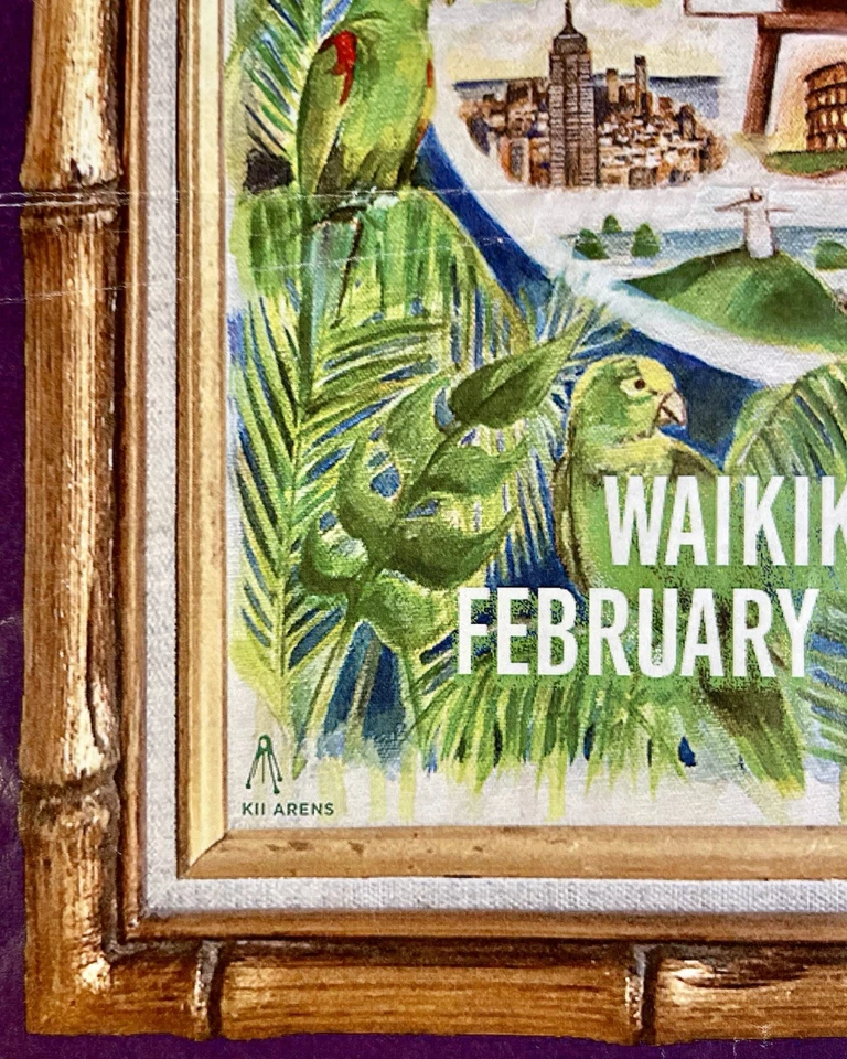 Lana Del Rey “LA To The Moon” Tour 2018 11 x 17 Waikiki Shell Concert Poster - Image 4 of 4