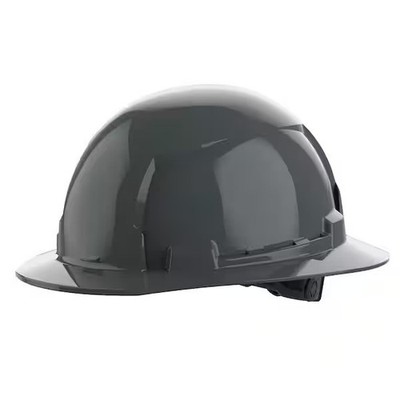 Milwaukee BOLT Gray Type 1 Class E Full Brim Non-Vented Hard Hat with 6 Point