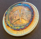 2013 Metalor Mint Rainbow Toned Swiss Bullion-0.999 Silver 1 Ounce Oz Art Coin